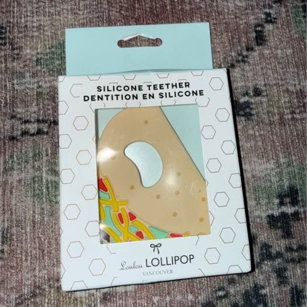 Loulou LOLLIPOP Taco Silicone Teether humorous funny Mexican food